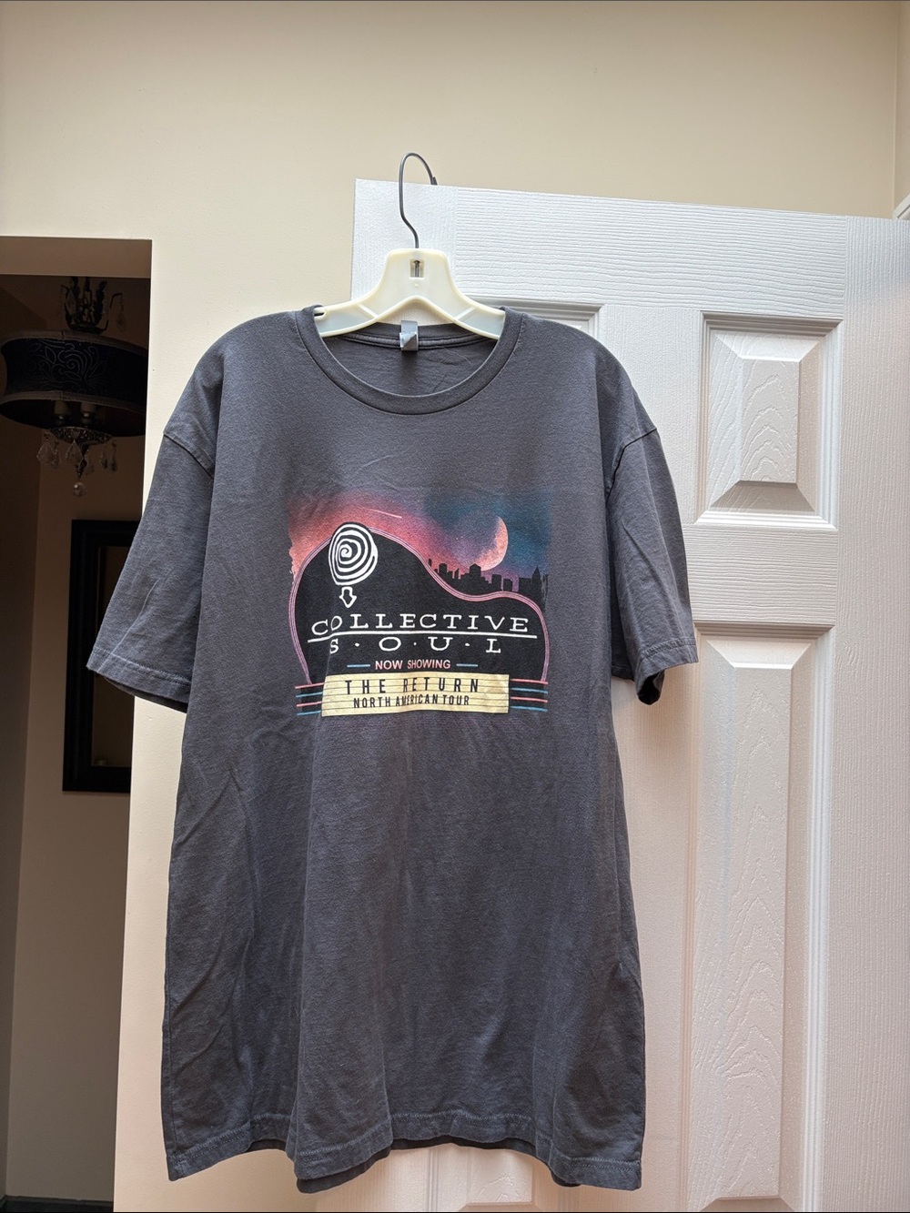Collective Soul Concert T shirt XXL Gray THE RTN TO North America Tour
